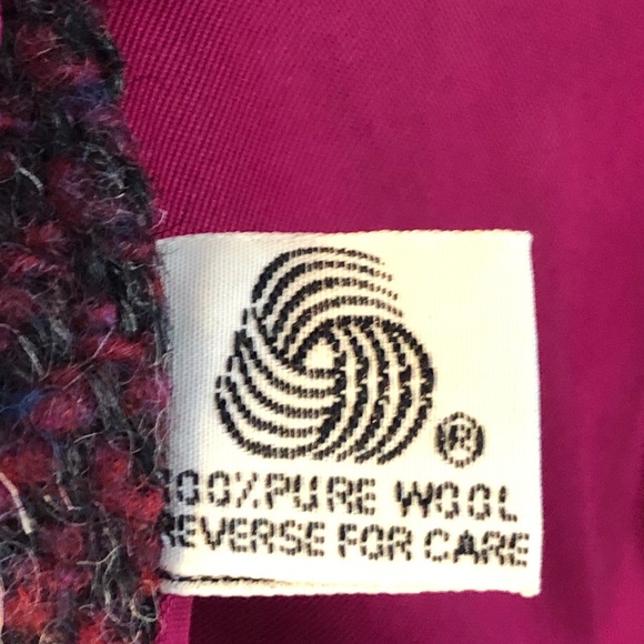 Vintage Karen 100% Wool Ladies’ Bomber Jacket - Picture 8 of 8